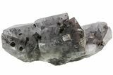 Quartz Crystal Cluster with Epidote Inclusions - China #214696-1